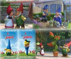 yapboz Gnomeo ve Juliet çeşitli resimleri